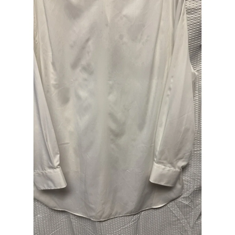 Polo Ralph Lauren Mens Classic Fit 16 1/2 32/33 Core Replen ll White Long Sleeve